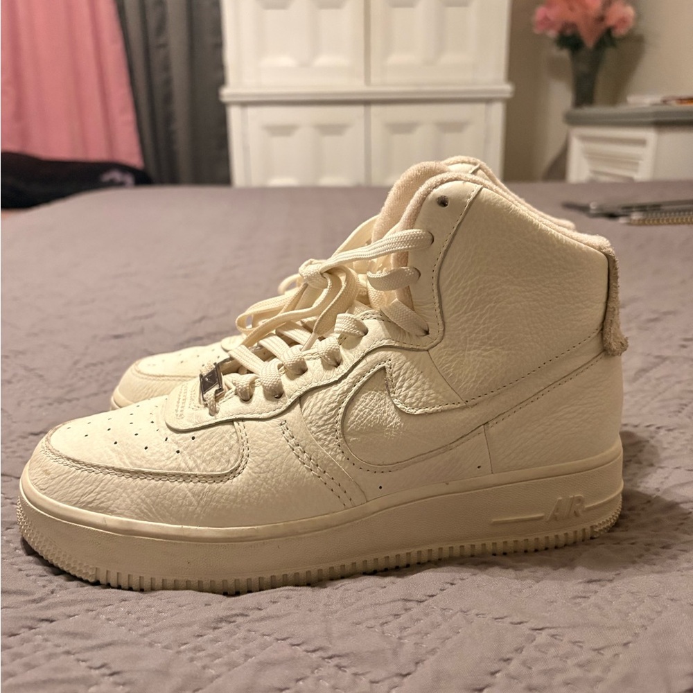 Cream High-Top Air Force One’s